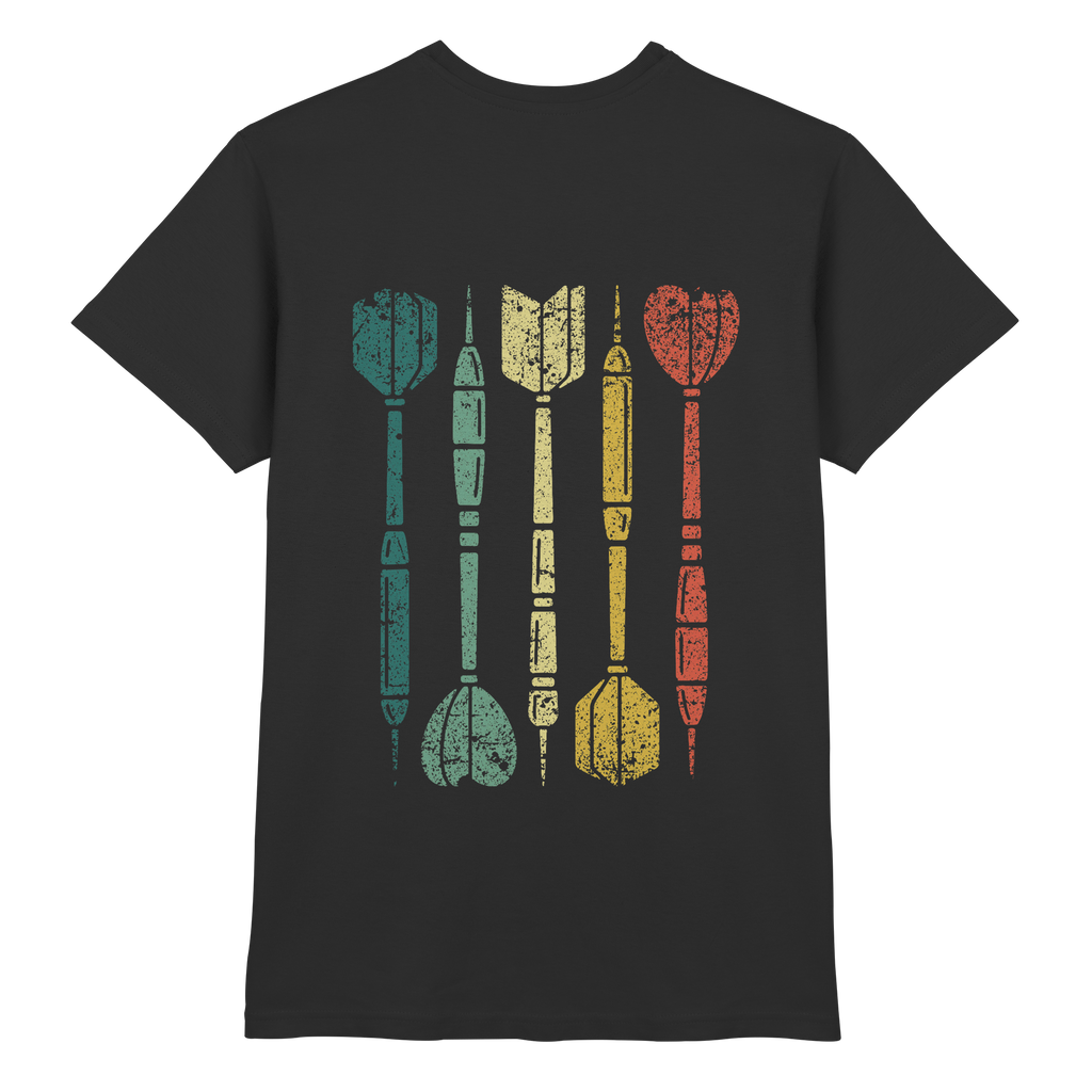 Dartpfeile mehrfarbig Backprint - T-Shirt