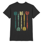 Dartpfeile mehrfarbig Backprint - T-Shirt