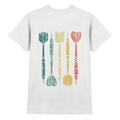 Dartpfeile mehrfarbig Backprint - T-Shirt