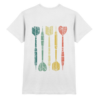 Dartpfeile mehrfarbig Backprint - T-Shirt