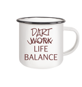 Dart Life Balance - Emaille Tasse