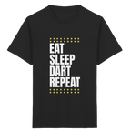 Eat Sleep Dart Repeat - Kinder T-Shirt