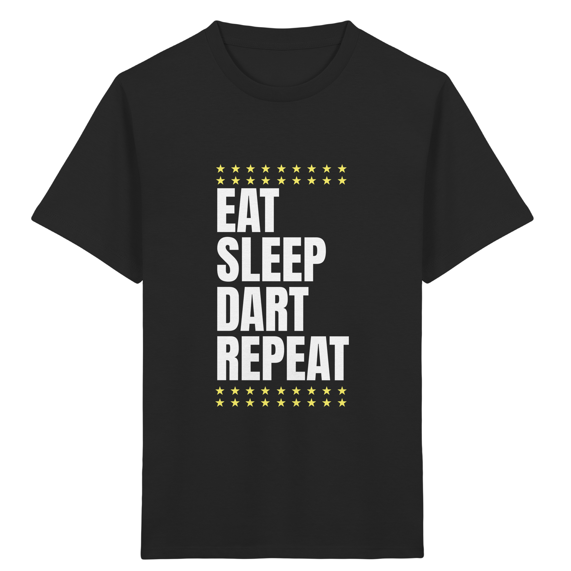 Eat Sleep Dart Repeat - Kinder T-Shirt