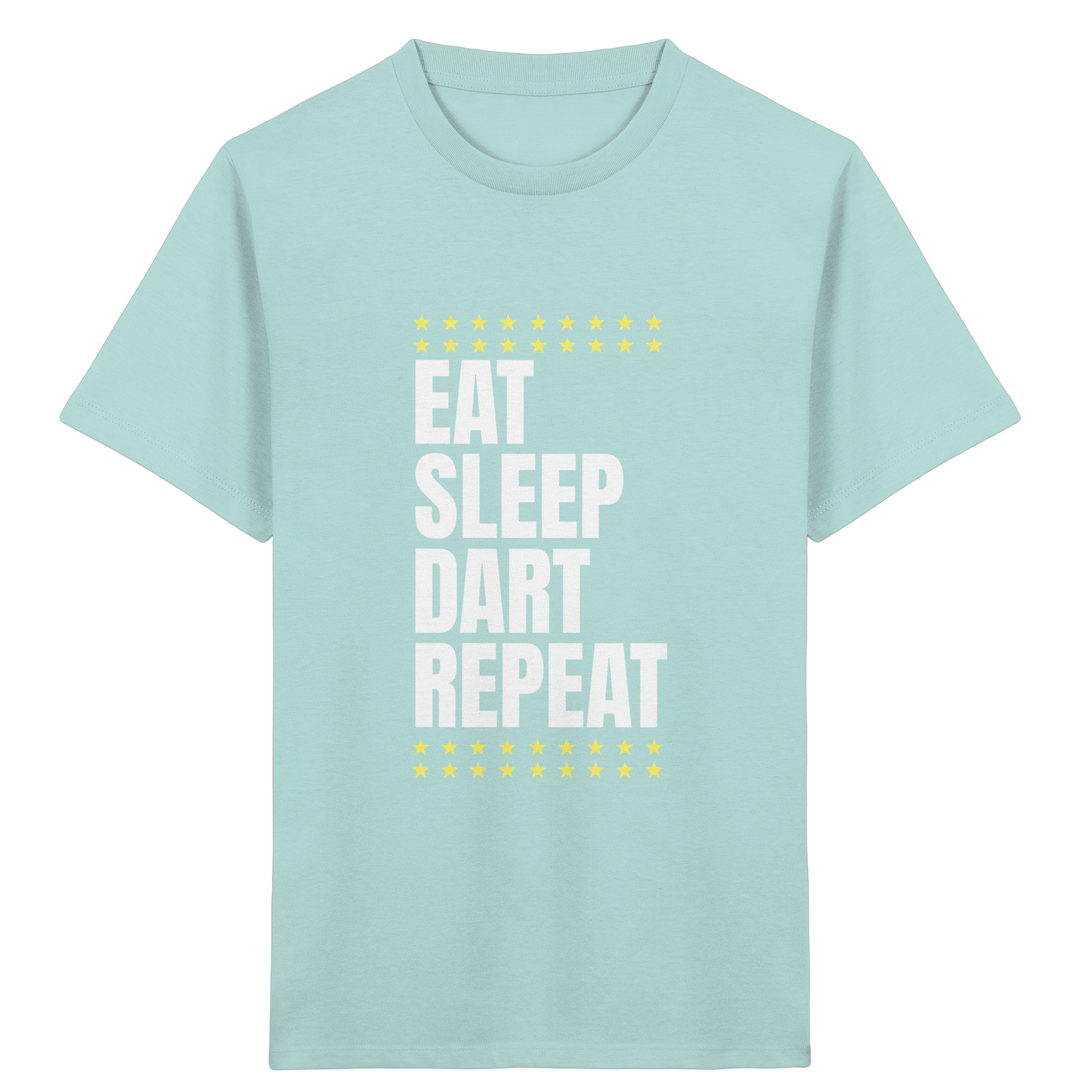 Eat Sleep Dart Repeat - Kinder T-Shirt