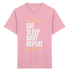 Eat Sleep Dart Repeat - Kinder T-Shirt