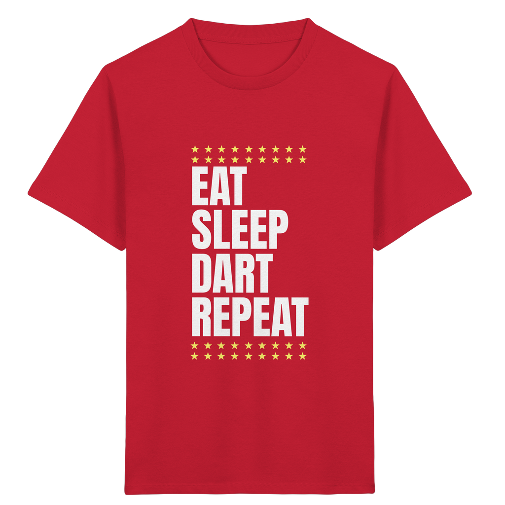 Eat Sleep Dart Repeat - Kinder T-Shirt