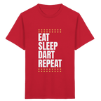 Eat Sleep Dart Repeat - Kinder T-Shirt