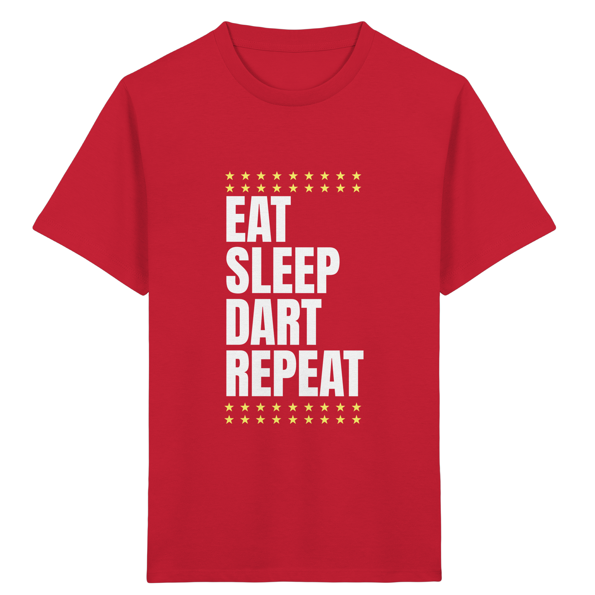 Eat Sleep Dart Repeat - Kinder T-Shirt