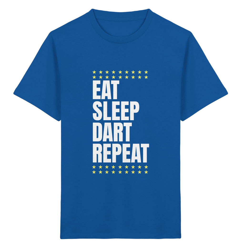 Eat Sleep Dart Repeat - Kinder T-Shirt